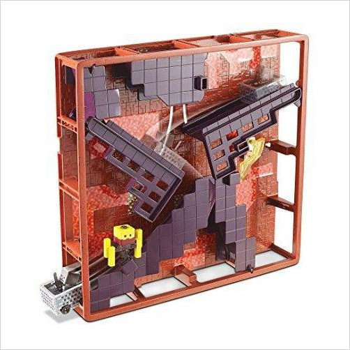 Hot Wheels Minecraft Track Blocks Nether Fortress Play Set - Gifteee