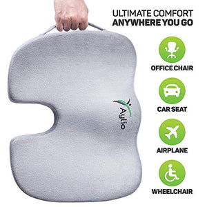 Orthopedic Comfort Foam Seat Cushion for Lower Back