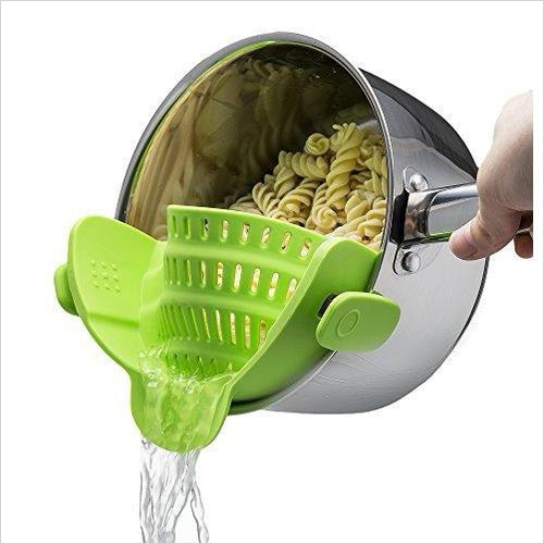 Snap 'N Strain Strainer - Gifteee Unique & Unusual gifts, Cool gift ideas