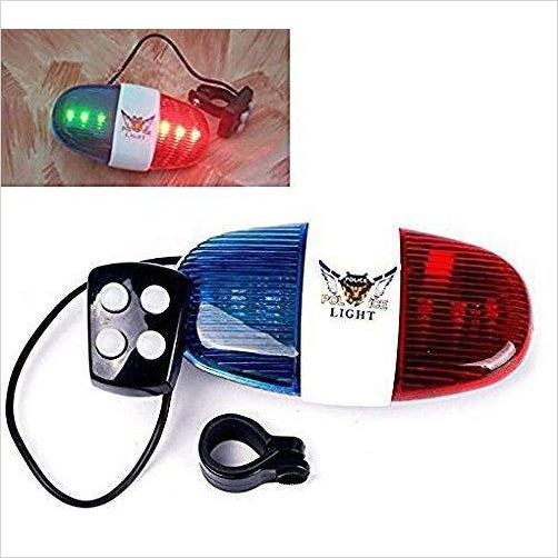 Police Light & Electric Horn for Bicycle - Gifteee Unique & Unusual gifts, Cool gift ideas