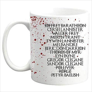 The Original Game of Thrones Inspired "Arya Stark Kill List" - Gifteee. Find cool & unique gifts for men, women and kids