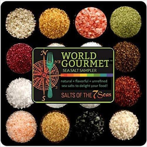 The Gourmet Sea Salt Sampler - Gifteee Unique & Unusual gifts, Cool gift ideas