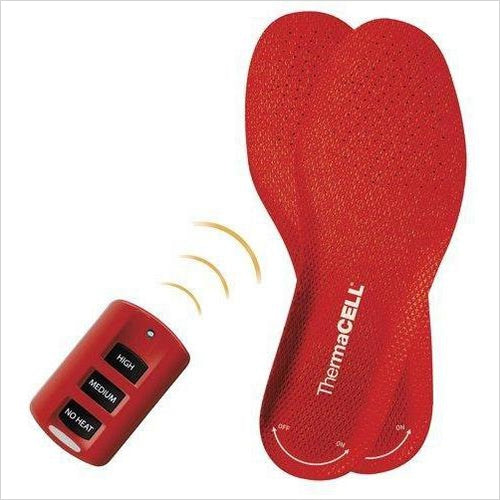 Rechargeable Heated Insole - Gifteee. Find cool & unique gifts for men, women and kids