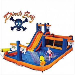 Pirate Bay Inflatable Combo Water Park and Bounce - Gifteee. Find cool & unique gifts for men, women and kids