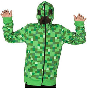 Minecraft Creeper Zip-up Hoodie - Gifteee. Find cool & unique gifts for men, women and kids