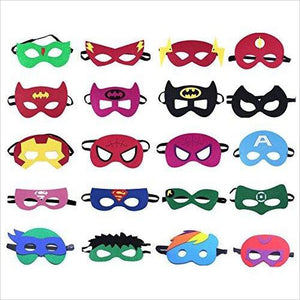 Superheroes Party Masks for Children, 20 Piece - Gifteee. Find cool & unique gifts for men, women and kids