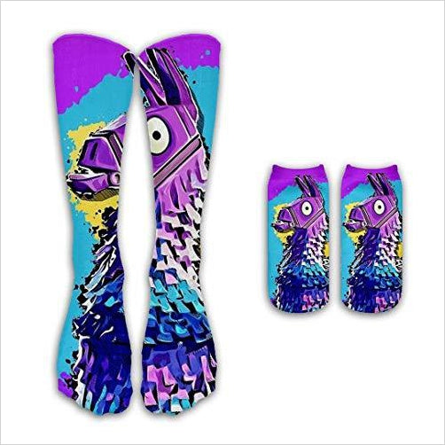 Fortnite Pattern Long Socks - Gifteee Unique & Unusual gifts, Cool gift ideas