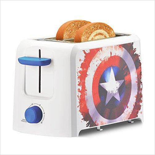 Marvel Captain America Shield 2-Slice Toaster - Gifteee Unique & Unusual gifts, Cool gift ideas