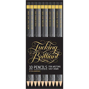 F#$king Brilliant Pencils - Gifteee. Find cool & unique gifts for men, women and kids