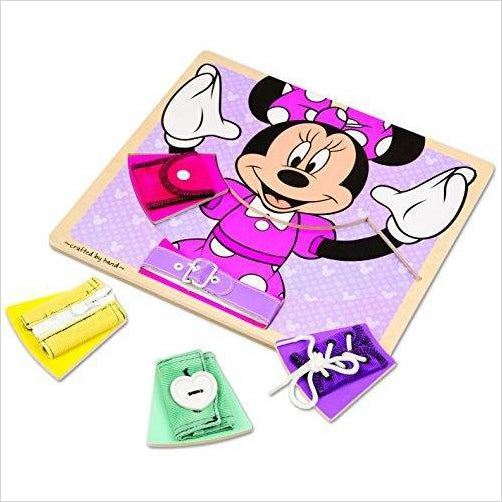 Disney Basic Skills Board - Zip, Lace, Tie, Buckle, Button, and Snap - Gifteee Unique & Unusual gifts, Cool gift ideas