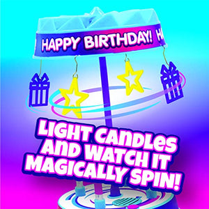 Spincredible Candle, Singing Spinning Cake Topper