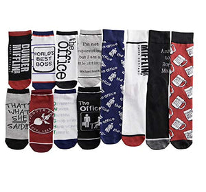 The Office 12 Days Of Socks Advent Calendar Set - Gifteee. Find cool & unique gifts for men, women and kids