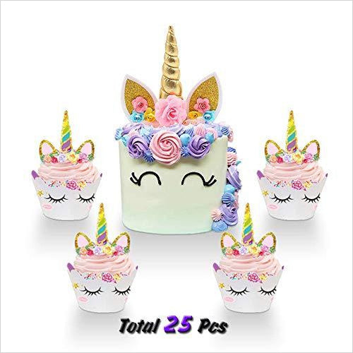Unicorn Cake Topper - Gifteee Unique & Unusual gifts, Cool gift ideas
