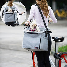 Load image into Gallery viewer, Pet Carrier Bicycle Basket Bag - Gifteee Unique &amp; Unusual gifts, Cool gift ideas
