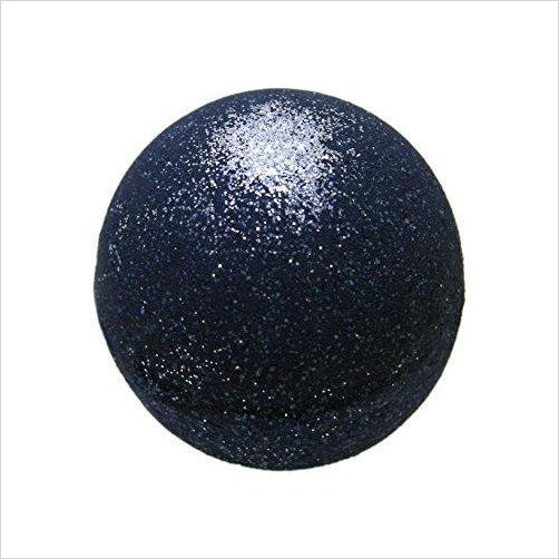Black Bath Bomb with Silver Glitter - Gifteee. Find cool & unique gifts for men, women and kids