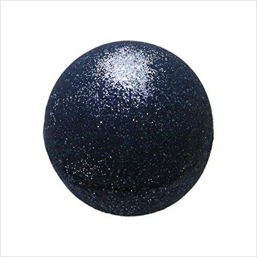 Black Bath Bomb with Silver Glitter - Gifteee Unique & Unusual gifts, Cool gift ideas