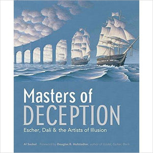 Masters of Deception: Escher, Dalí & the Artists of Optical Illusion - Gifteee. Find cool & unique gifts for men, women and kids