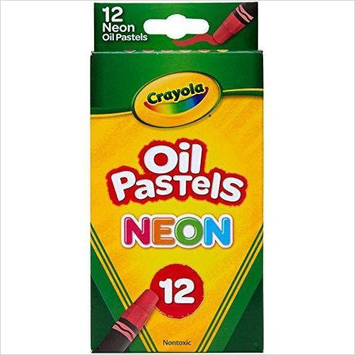 Crayola Neon Oil Pastels - Gifteee Unique & Unusual gifts, Cool gift ideas