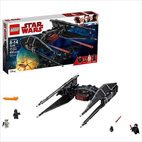 LEGO Star Wars Episode VIII Kylo Ren's Tie Fighter 75179 Building Kit (630 Piece) - Gifteee Unique & Unusual gifts, Cool gift ideas