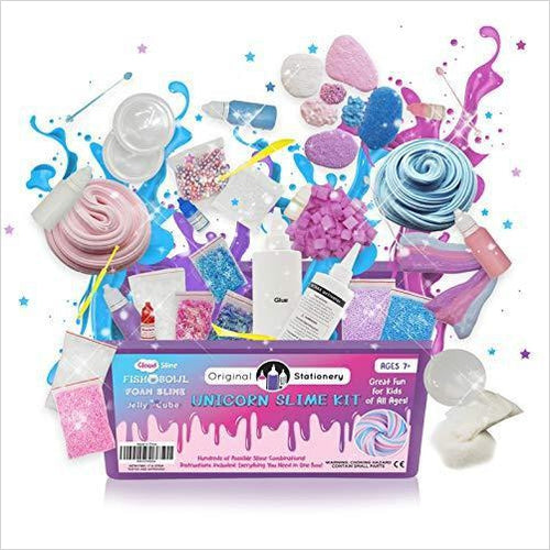 Unicorn Slime Kit Supplies - Gifteee Unique & Unusual gifts, Cool gift ideas