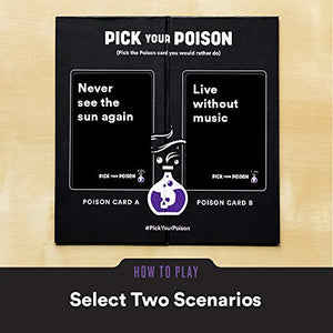 Pick Your Poison Card Game: The "What Would You Rather Do?" Party Game - Gifteee. Find cool & unique gifts for men, women and kids
