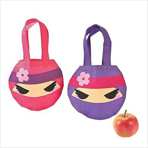 Mini Ninja Girl Tote Bags | 12 Count - Gifteee. Find cool & unique gifts for men, women and kids