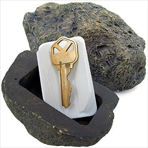 Hide-a-Spare-Key Fake Rock - Looks & Feels like Real Stone - Gifteee Unique & Unusual gifts, Cool gift ideas