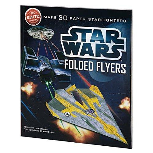 Star Wars Folded Flyers: Make 30 Paper Starfighters Craft Kit - Gifteee. Find cool & unique gifts for men, women and kids