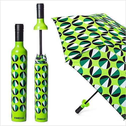 VINRELLA Wine Bottle Umbrella - Gifteee. Find cool & unique gifts for men, women and kids