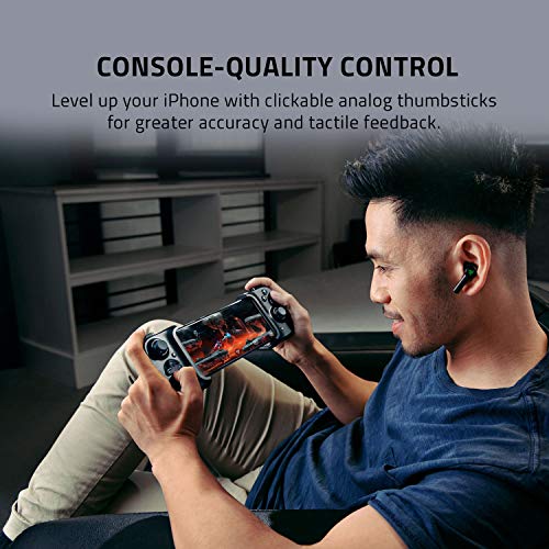 Mobile Game Controller / Gamepad for iPhone iOS: Works with most iPhones –  iPhone X, 11, 12 - Apple Arcade,  Luna 
