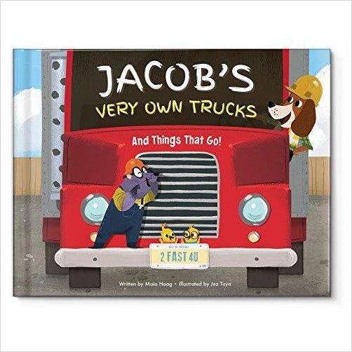 My Very Own Trucks Personalized Book: I See Me! Book - Gifteee Unique & Unusual gifts, Cool gift ideas