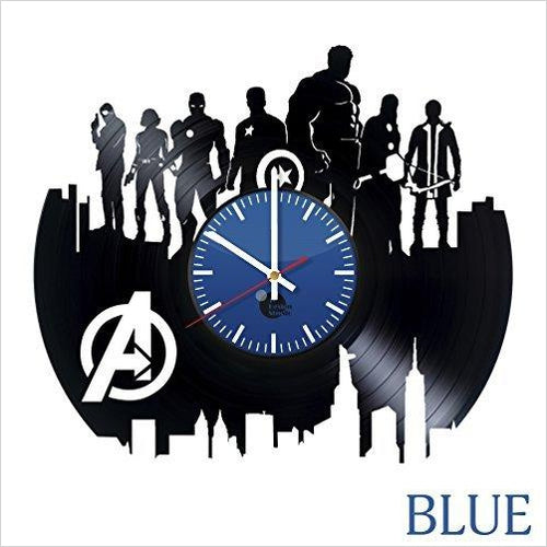 Avengers Vinyl Record Wall Clock - Gifteee. Find cool & unique gifts for men, women and kids