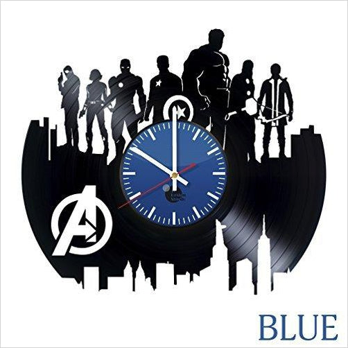 Avengers Vinyl Record Wall Clock - Gifteee Unique & Unusual gifts, Cool gift ideas