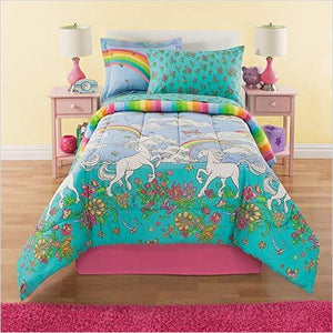 6 Piece Unicorn Rainbow Comforter Set - Gifteee. Find cool & unique gifts for men, women and kids