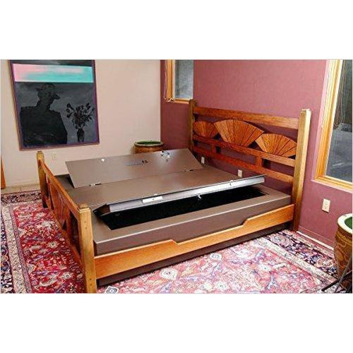 Bed Bunker (CA King, Standard Doors with Center Safe) - Gifteee Unique & Unusual gifts, Cool gift ideas