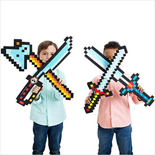 Minecraft Diamond Foam Sword Set - Gifteee Unique & Unusual gifts, Cool gift ideas