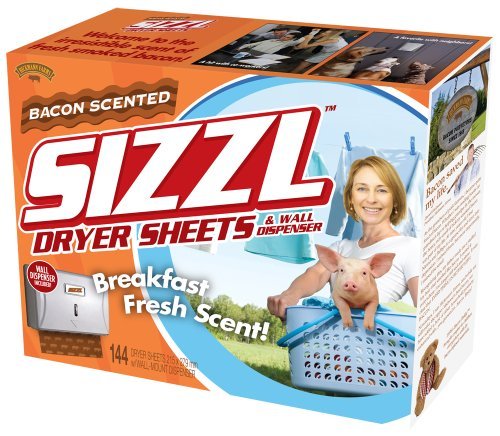 Bacon Scented Dryer Sheets Prank Gift Box