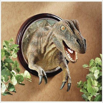 T-Rex Dinosaur Trophy Wall Mount - Gifteee Unique & Unusual gifts, Cool gift ideas