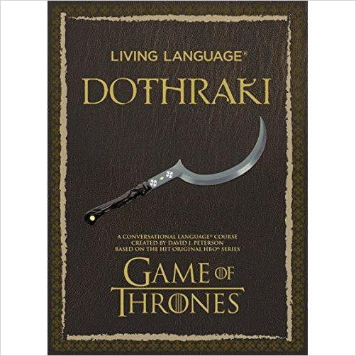 Living Language Dothraki: A Conversational Language Course - Game of Thrones - Gifteee. Find cool & unique gifts for men, women and kids