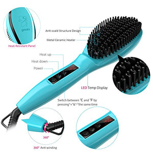 Hair Straightening Brush - Gifteee. Find cool & unique gifts for men, women and kids