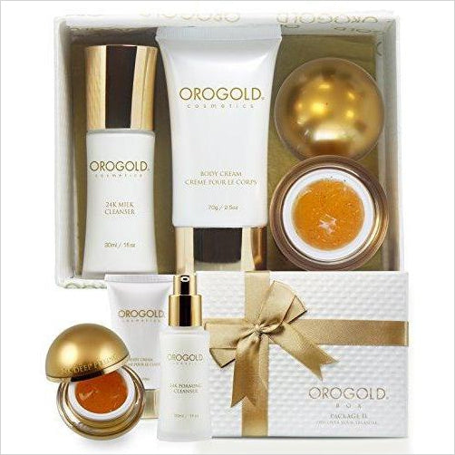 Cosmetics 24K Gold Luxury Package - Gifteee Unique & Unusual gifts, Cool gift ideas