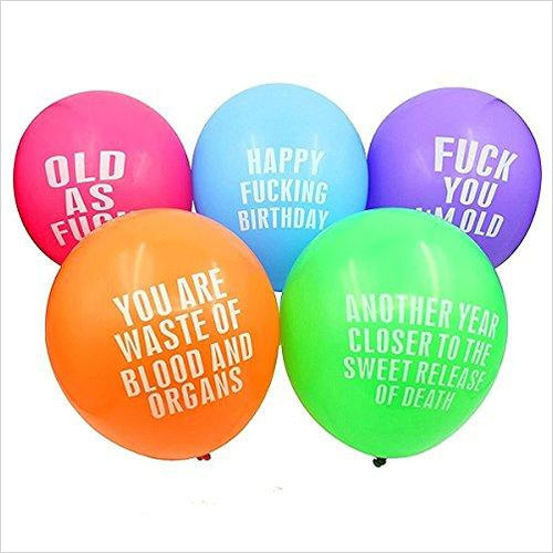 Abusive Party Balloons - Gifteee. Find cool & unique gifts for men, women and kids