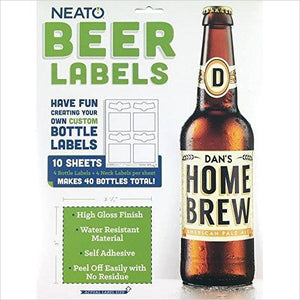 Blank Beer Bottle Labels - Gifteee. Find cool & unique gifts for men, women and kids