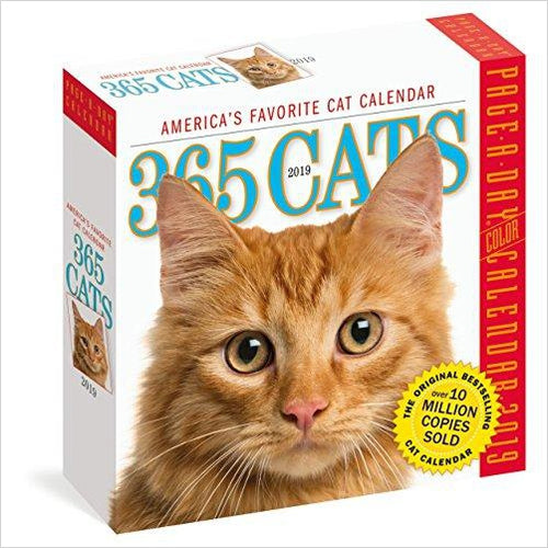 365 Cats Page-A-Day Calendar 2019 - Gifteee. Find cool & unique gifts for men, women and kids