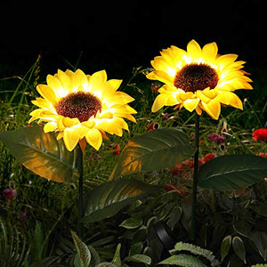 Sunflower Solar Garden Decor