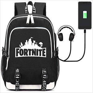 Fortnite Backpack with USB Charging Port - Gifteee. Find cool & unique gifts for men, women and kids