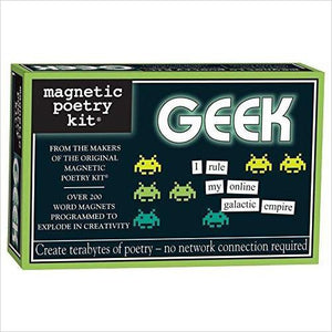 Magnetic Poetry - Geek Kit - Gifteee. Find cool & unique gifts for men, women and kids