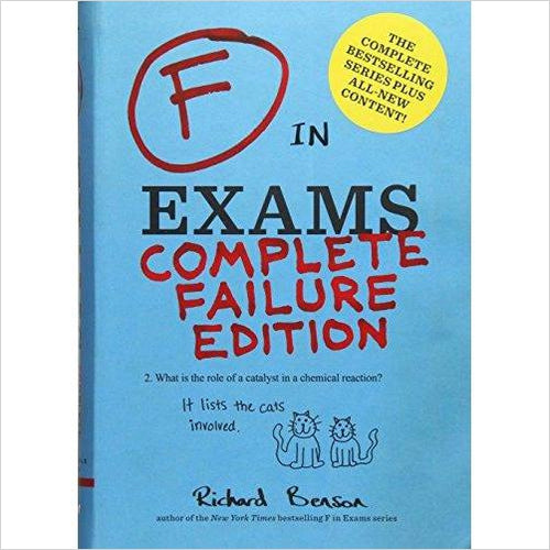 F in Exams: Complete Failure Edition - Gifteee Unique & Unusual gifts, Cool gift ideas