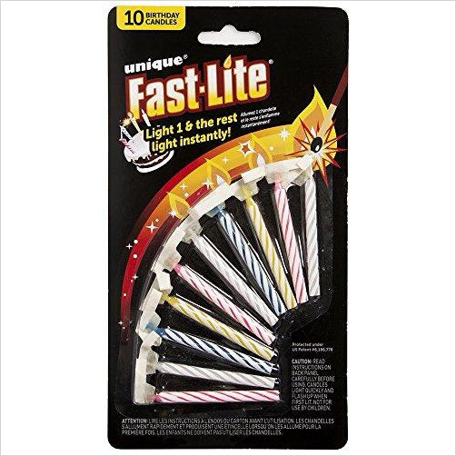 Fast Lite Birthday Candles - Gifteee - Unique Gifts | Cool Gift Ideas for Kids, Men and Women