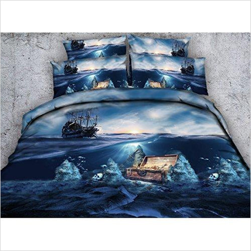 Pirate Kids 3D Bedding Set - Gifteee. Find cool & unique gifts for men, women and kids